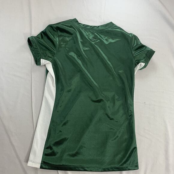 Green Bay Packers Womens Jersey Small NFL Team Apparel 1st & Fashion Rhinestone - Picture 6 of 8